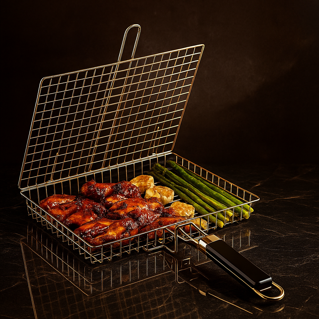 Grillévo™ Foldable BBQ Net Rack