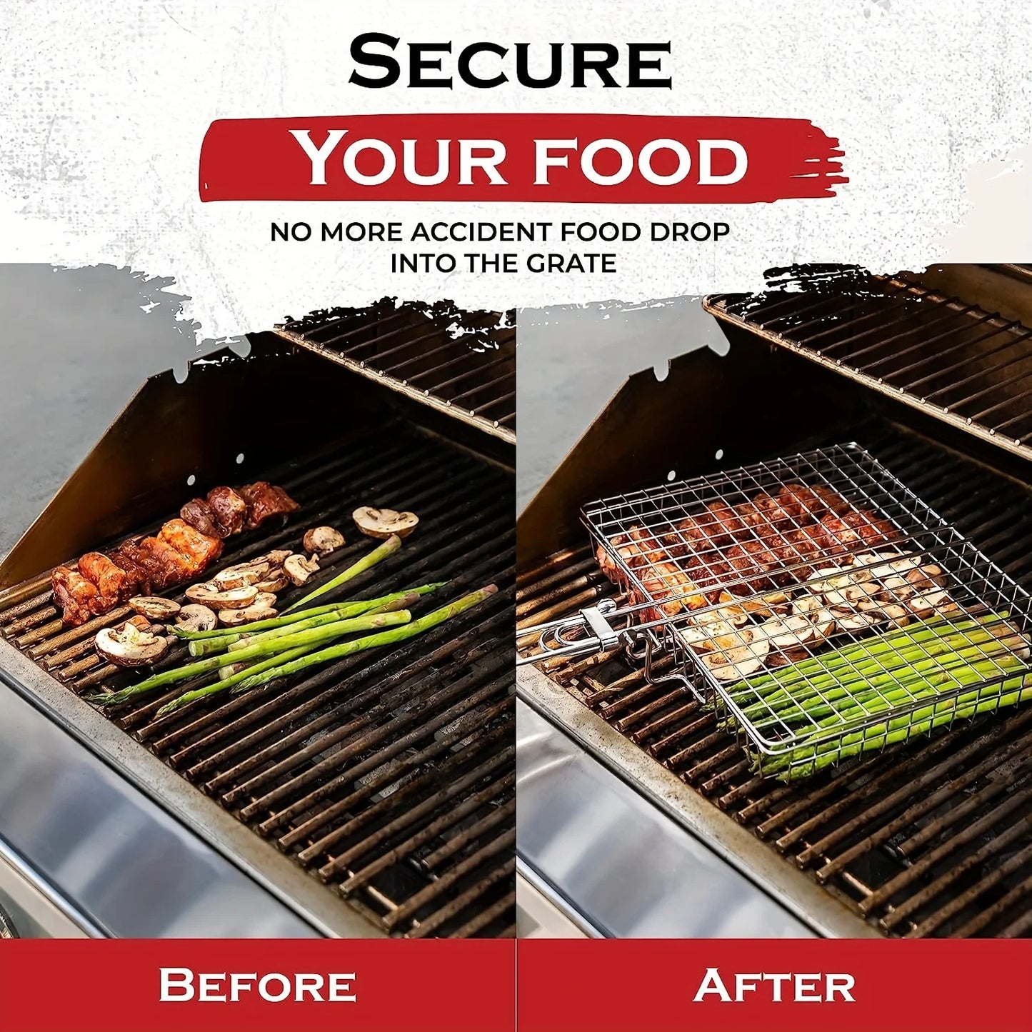 Grillévo™ Foldable BBQ Net Rack