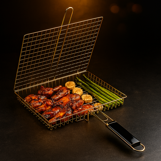 Grillévo™ Foldable BBQ Net Rack
